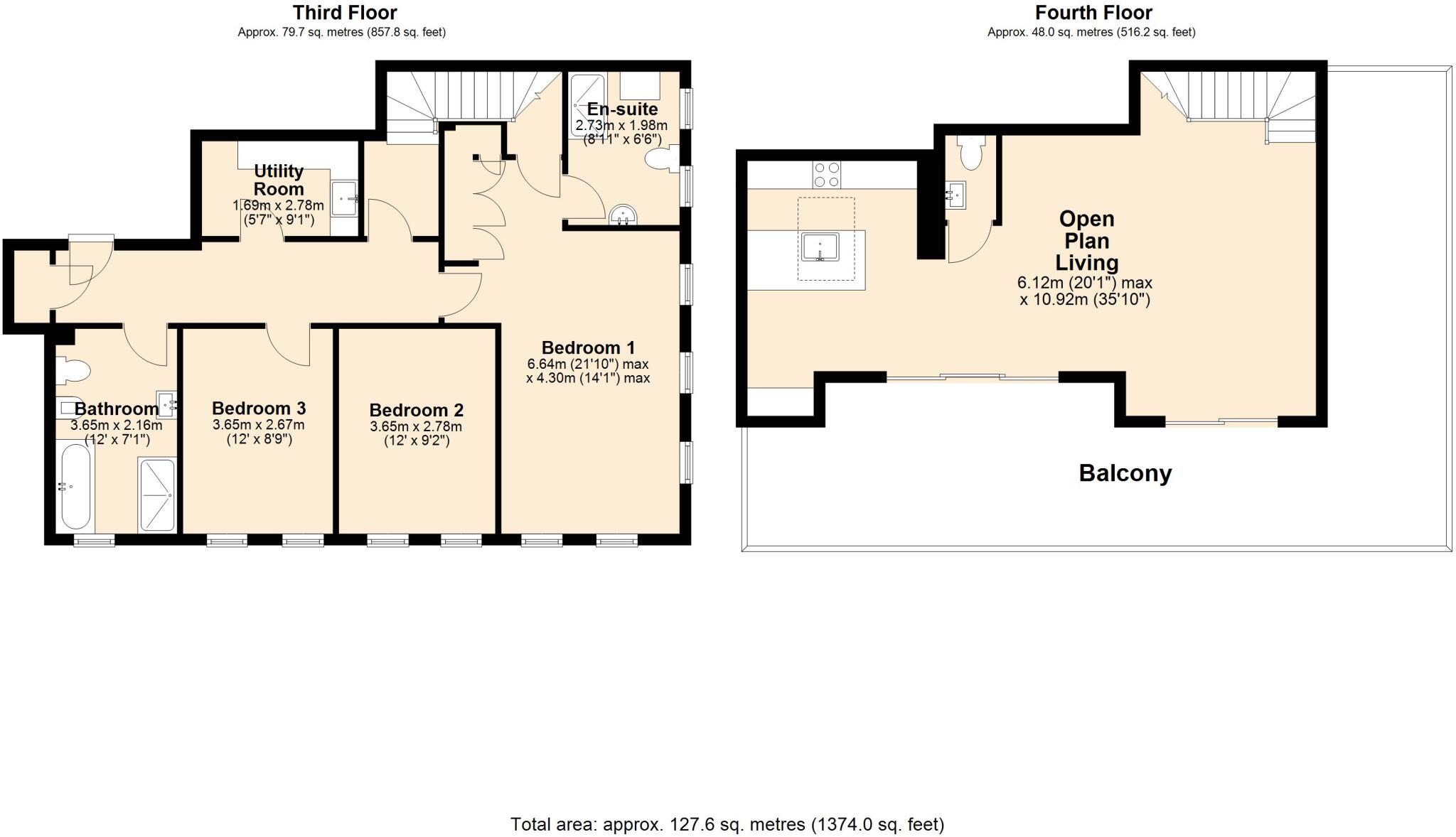 Clarks Mill, Stallard Street floorplan