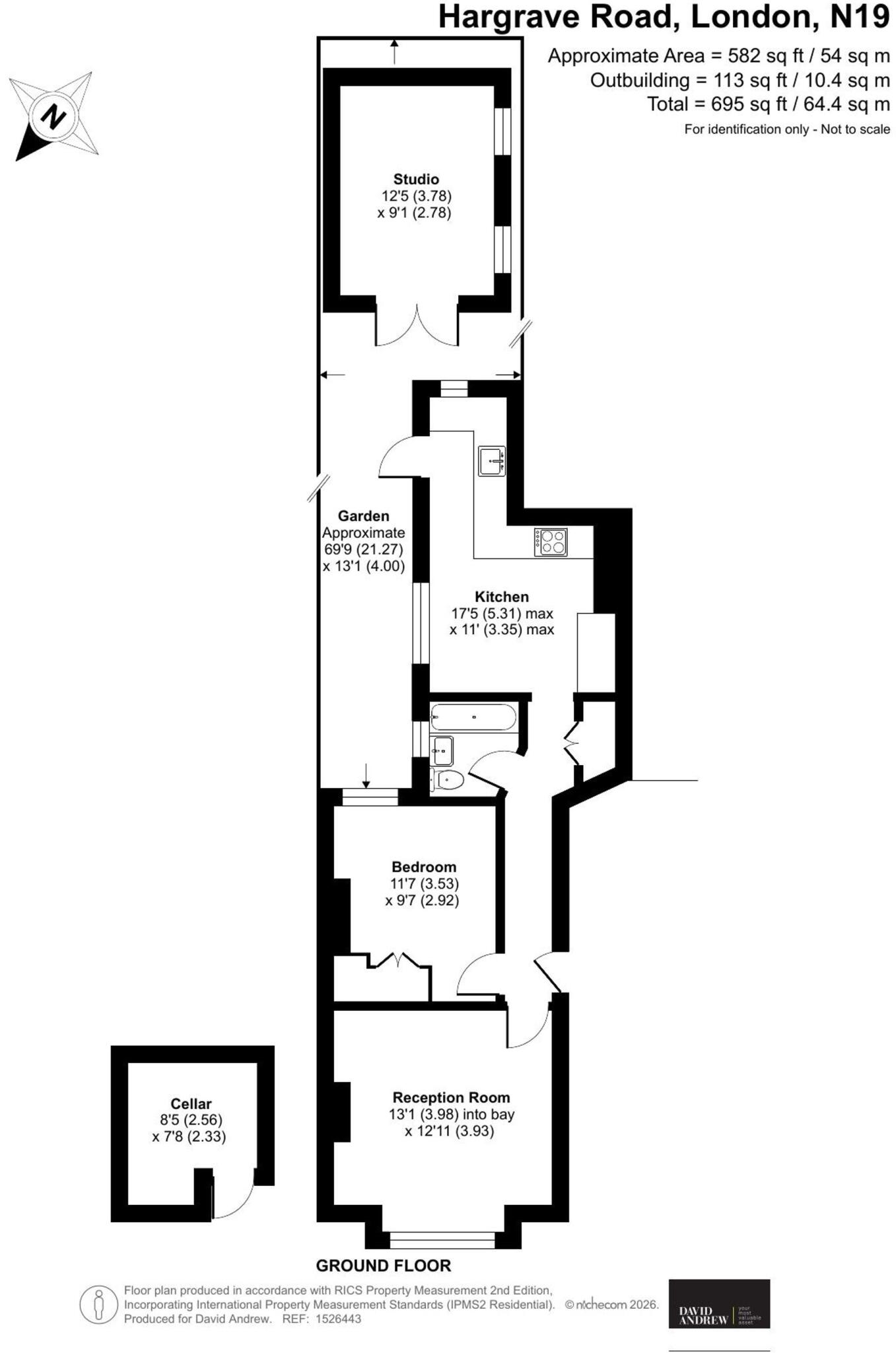 Hargrave Road, Hargrave Mansions Hargrave Road, N19 floorplan