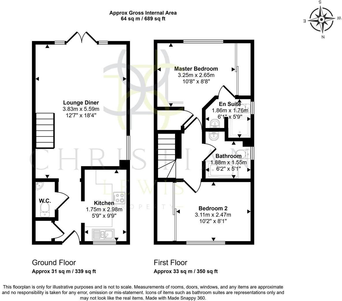 Laxton Crescent, Evesham floorplan