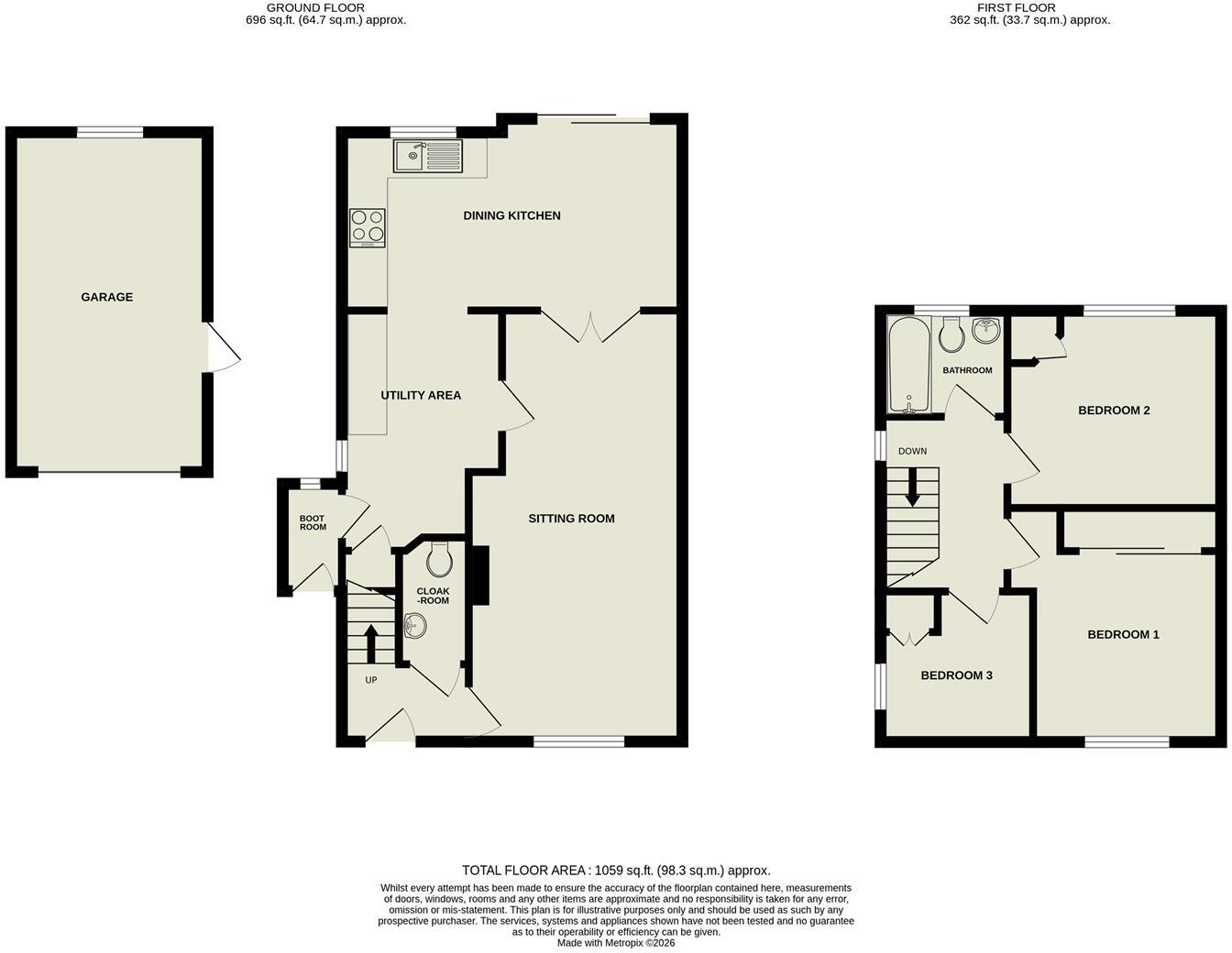 Hillside Rise, Guiseley, Leeds floorplan