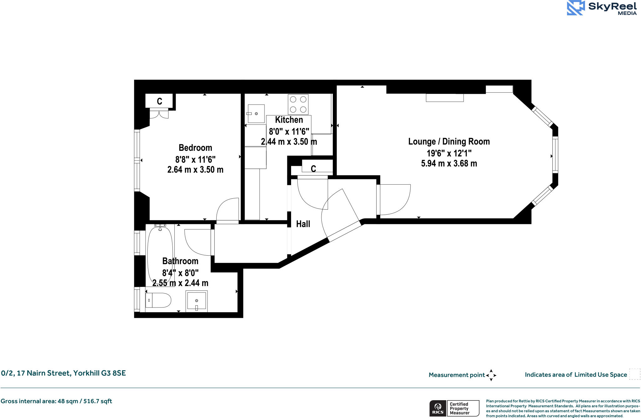 Nairn Street, Yorkhill, Glasgow floorplan
