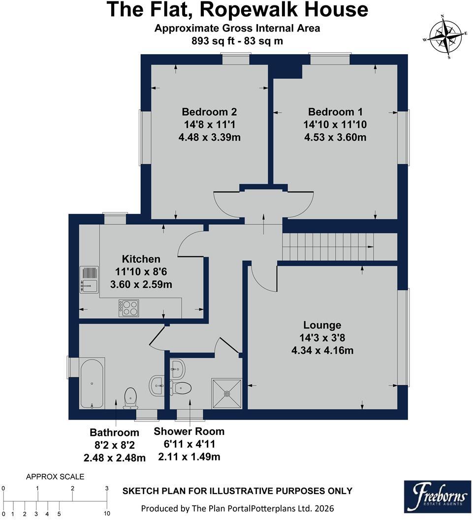 Ropewalk, Kingsbridge floorplan