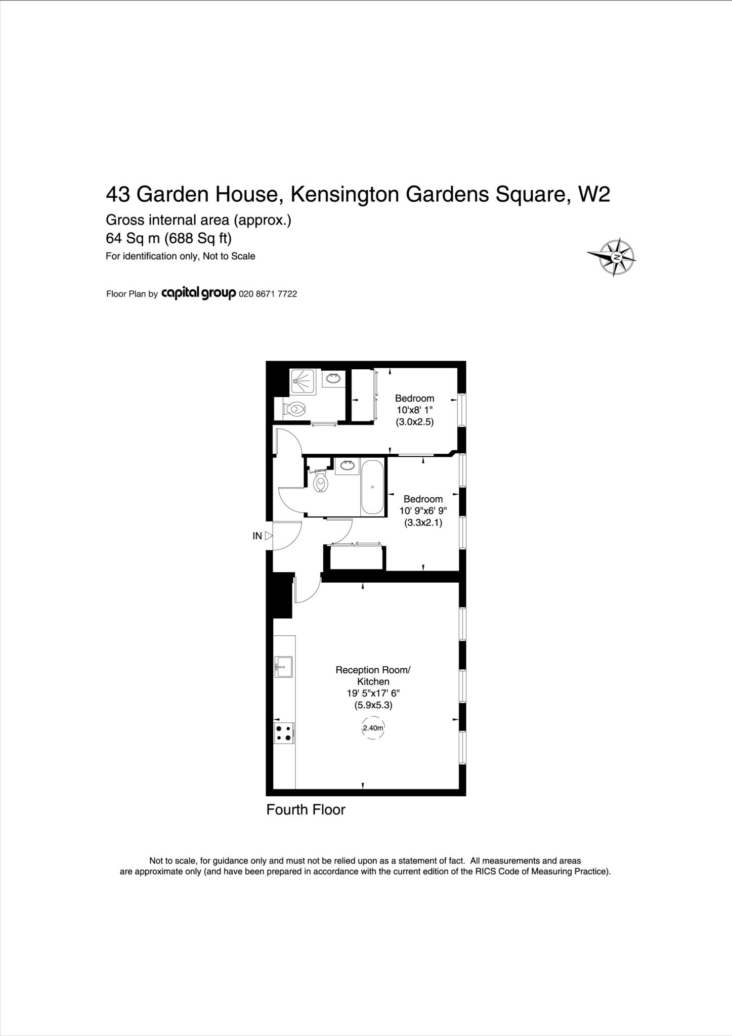 Garden House, Bayswater, London, W2 floorplan