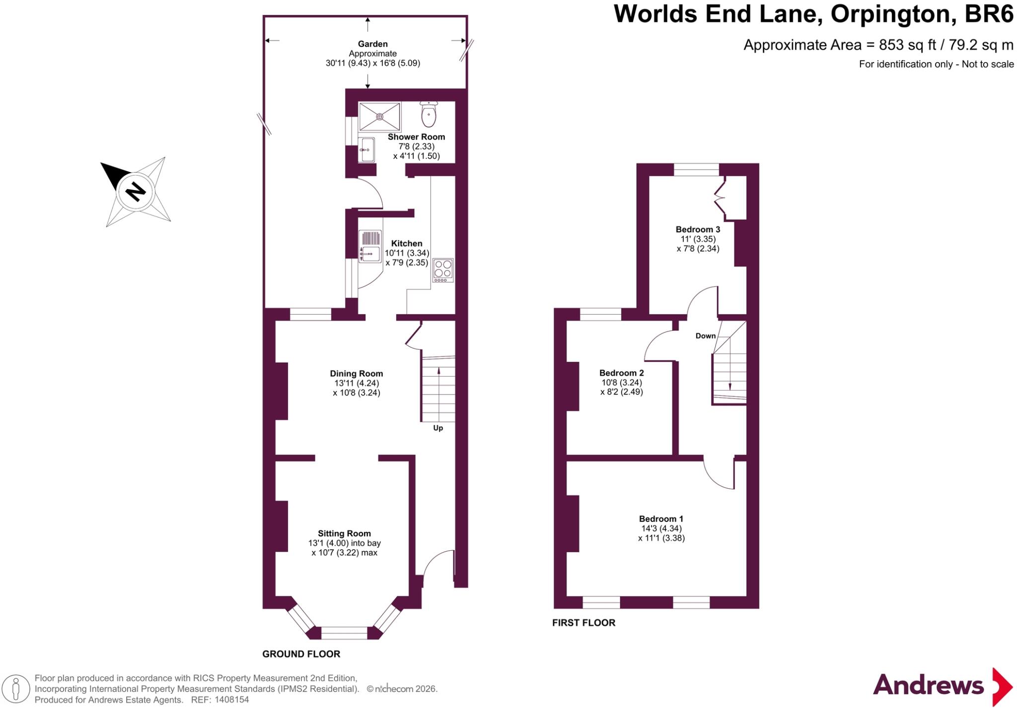 Worlds End Lane, Orpington, BR6 floorplan