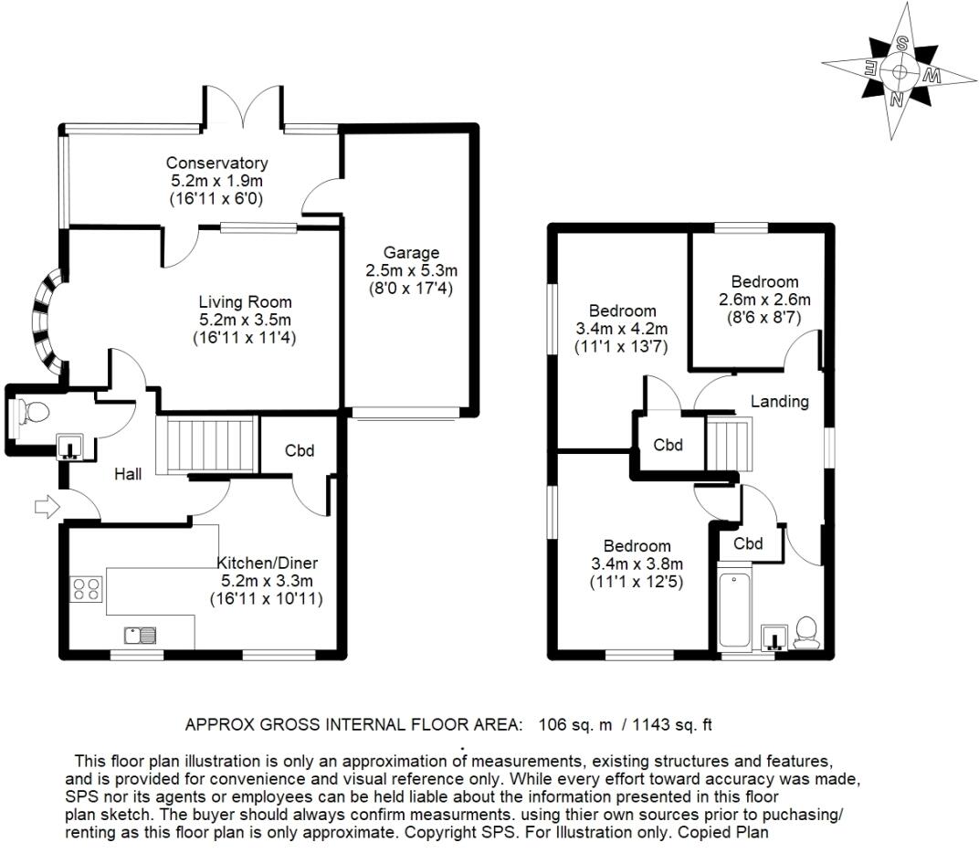 Birchwood, Carterton, Oxfordshire, OX18 floorplan