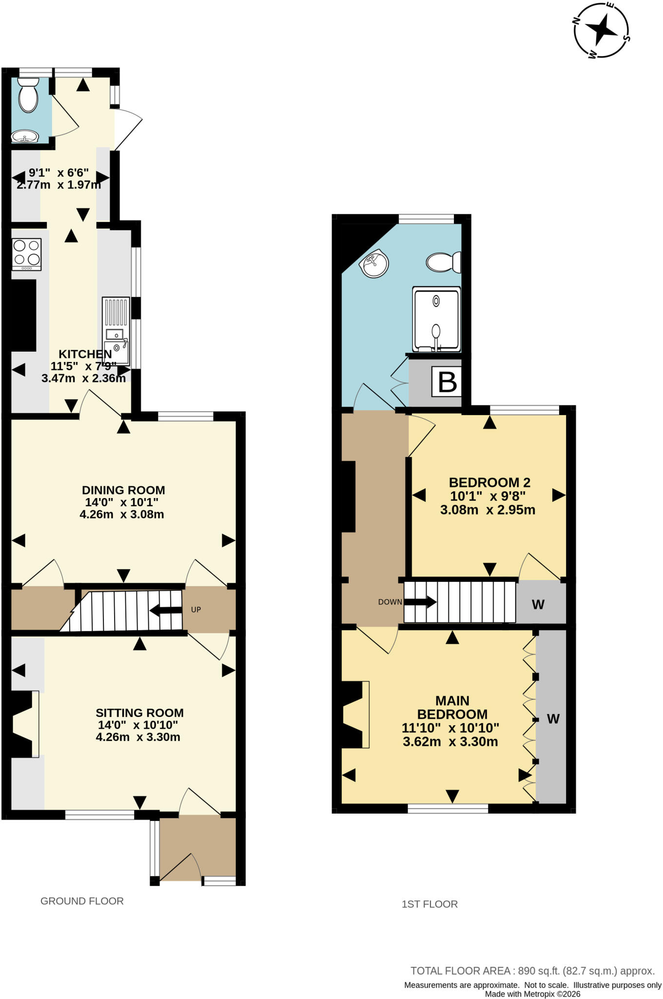 Holmesdale Terrace, Willow Green, North Holmwood, Dorking, RH5 floorplan