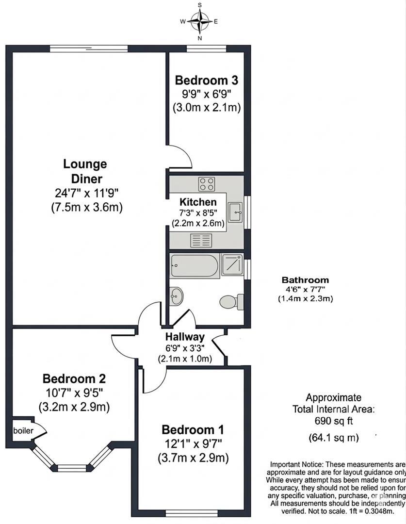 Church Road, Harold Wood, Romford floorplan