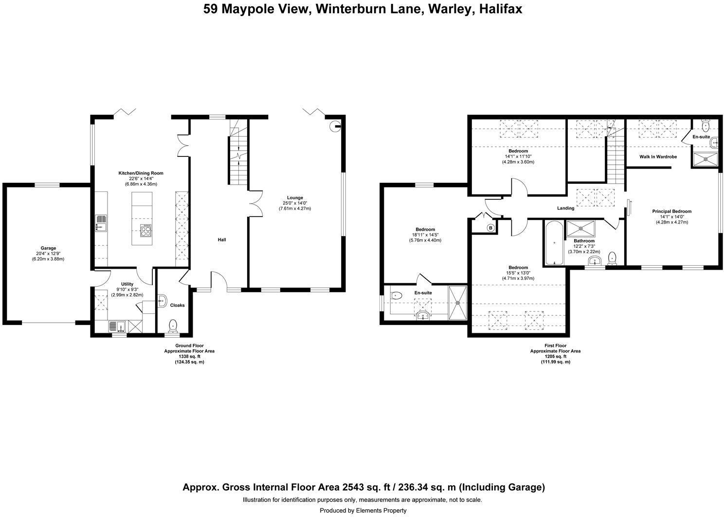 59 Maypole View, Winterburn Lane, Warley, Halifax, HX2 7AG floorplan