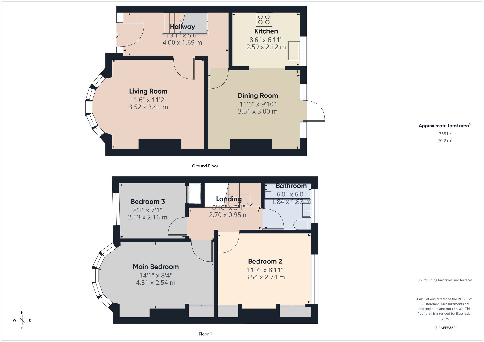 Westover Road, Portsmouth, PO3 floorplan