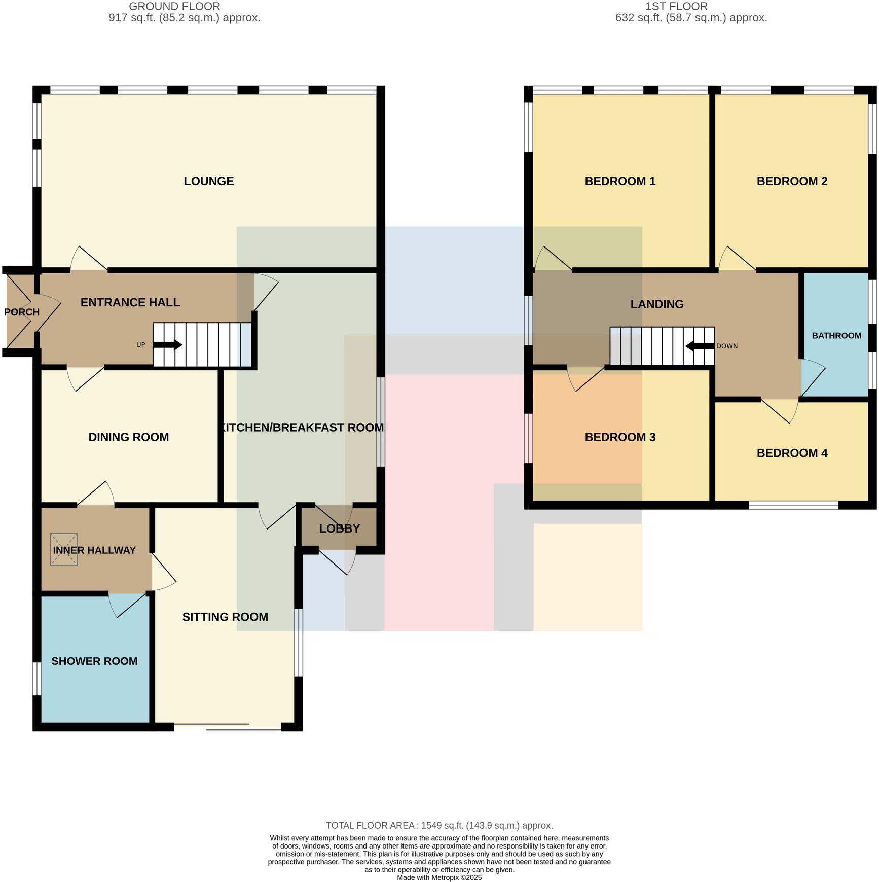 Llantrisant Road, Cardiff, CF5 floorplan