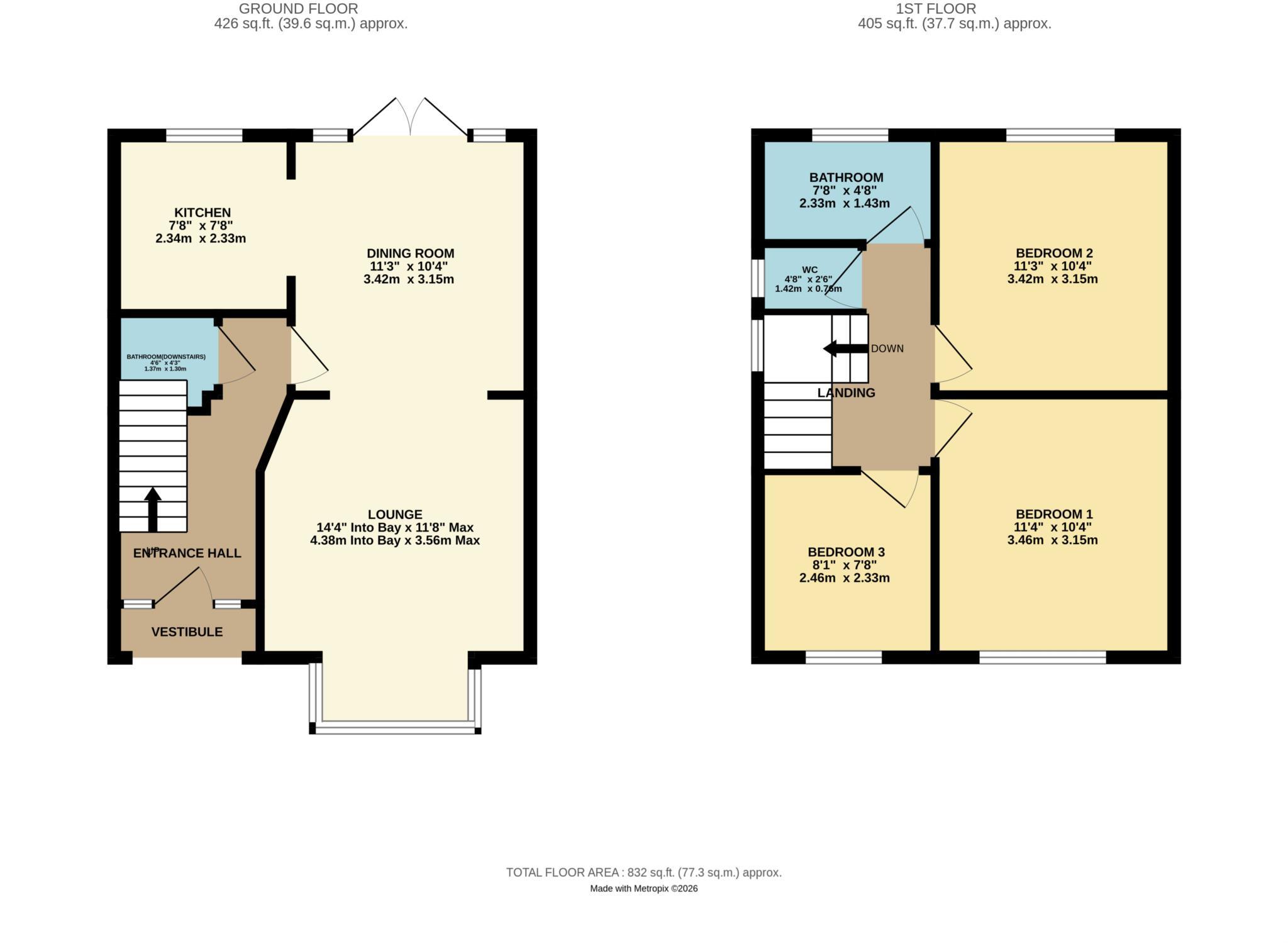 Garstang Road West, Blackpool, FY3 7JH floorplan