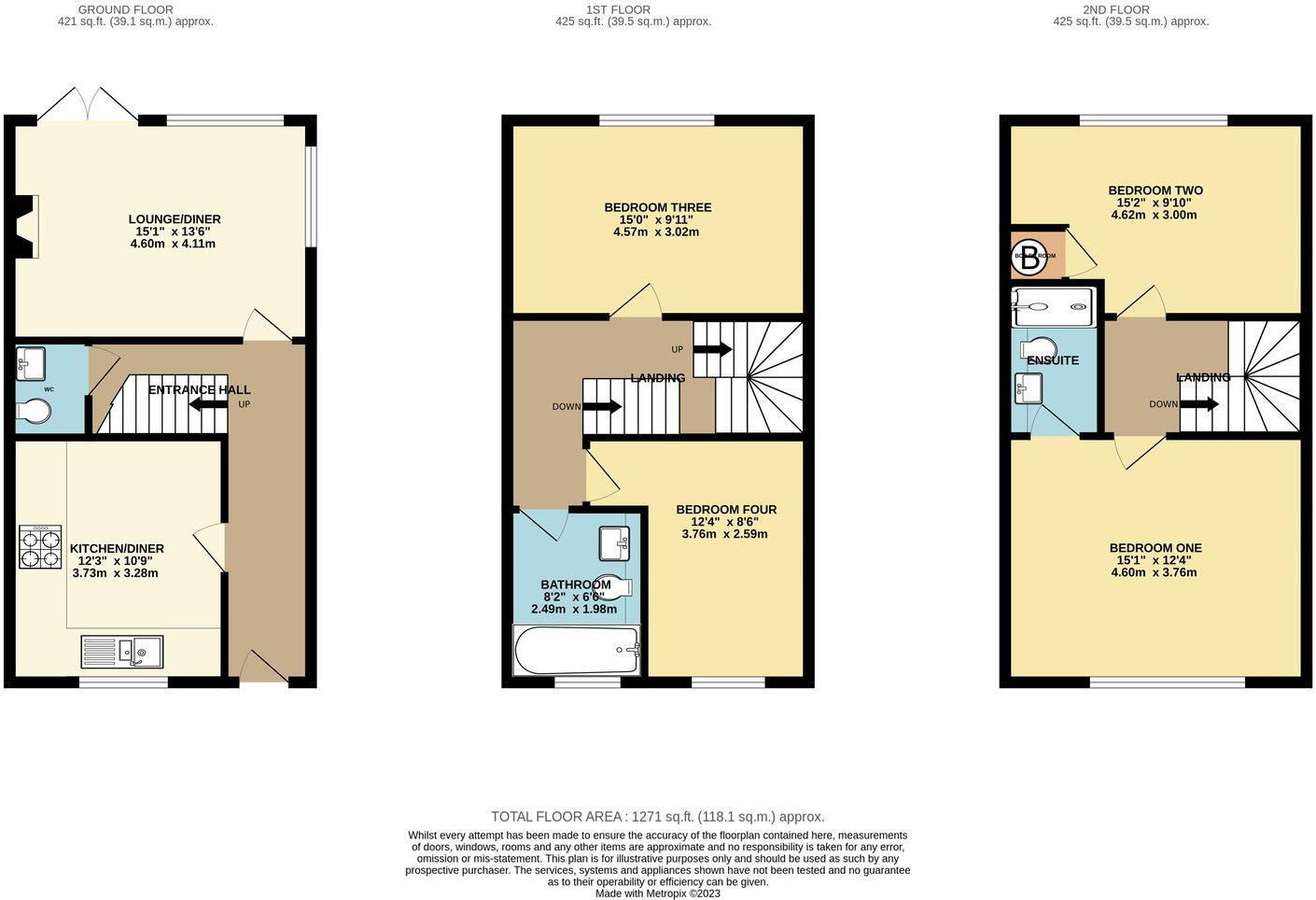 Brook Road, Cheadle, SK8 1PQ floorplan