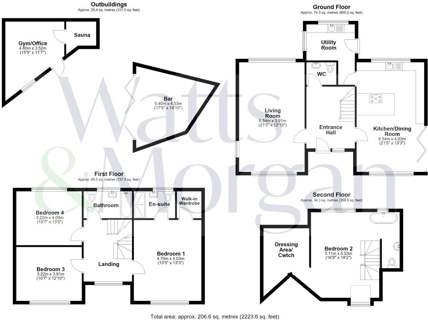 Channel View, Buttrills Road, Barry, CF62 8EG floorplan