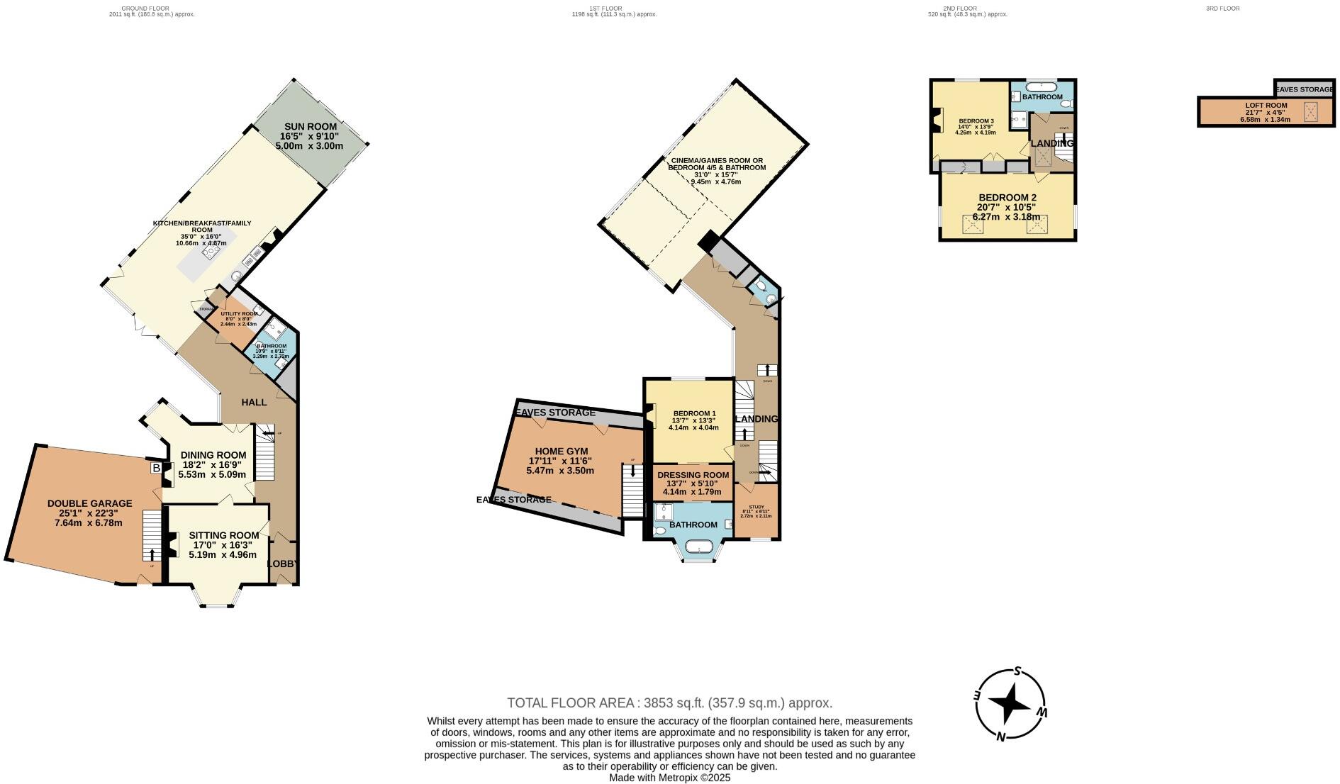 The Strand, Lympstone floorplan