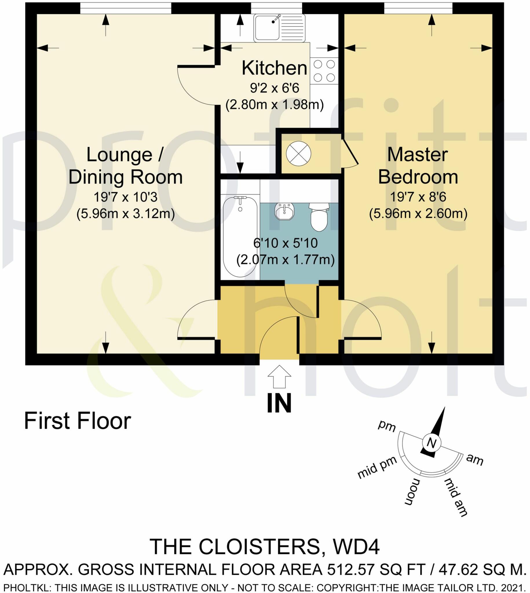 Church Lane, The Cloisters Church Lane, WD4 floorplan