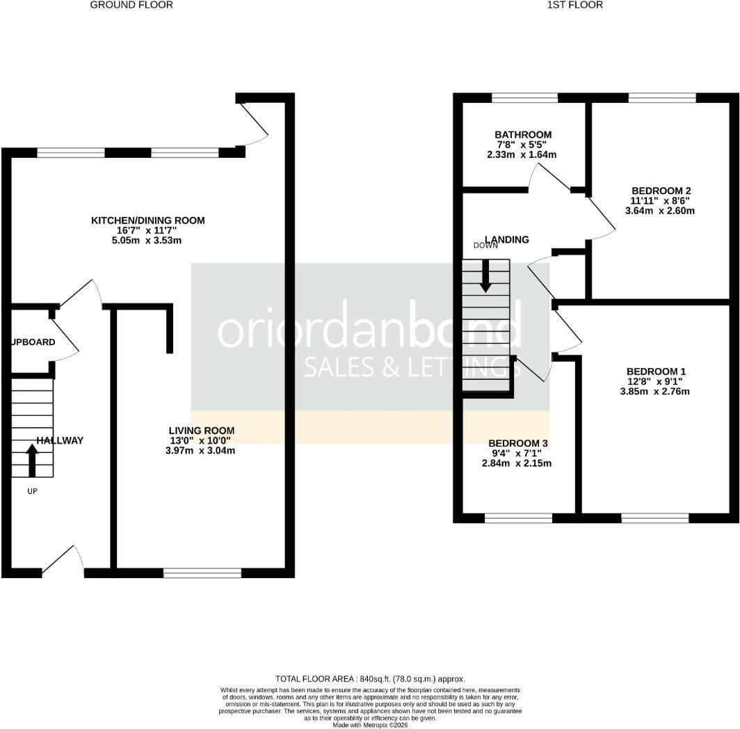 The Briars, Briar Hill, Northampton NN4 floorplan