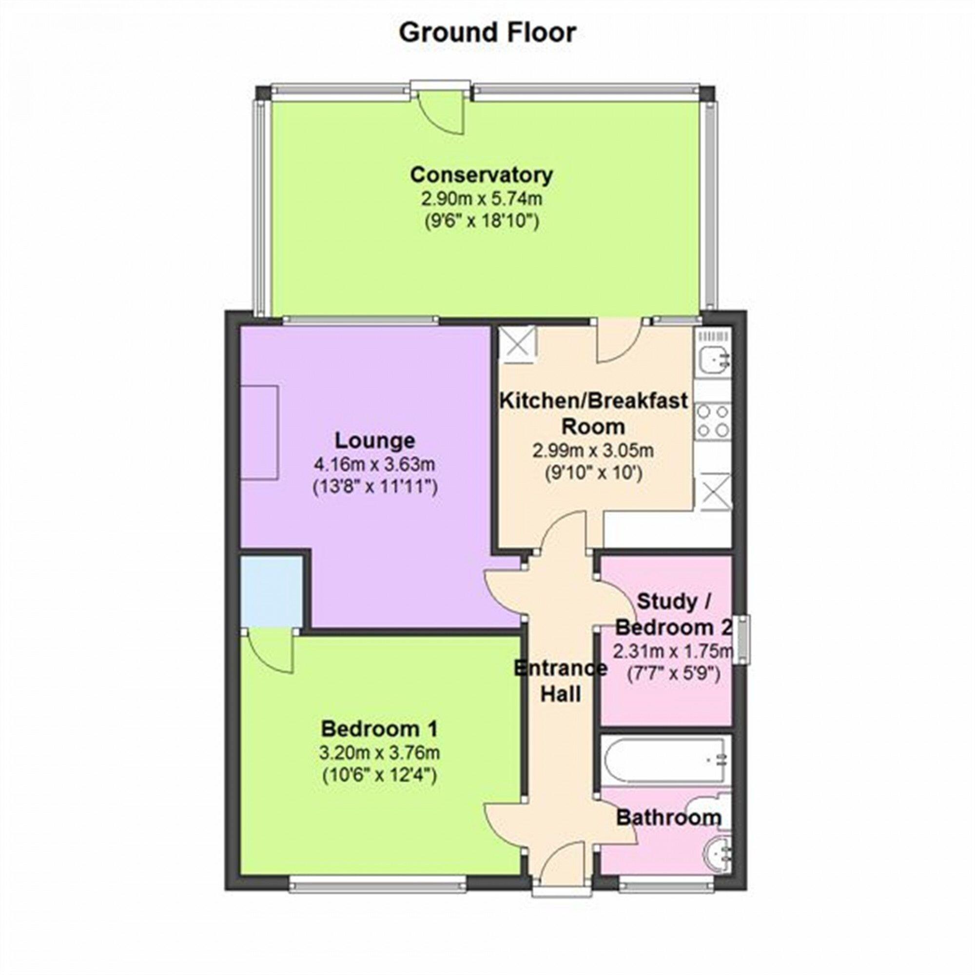 The Leys, Sawtry, PE28 floorplan
