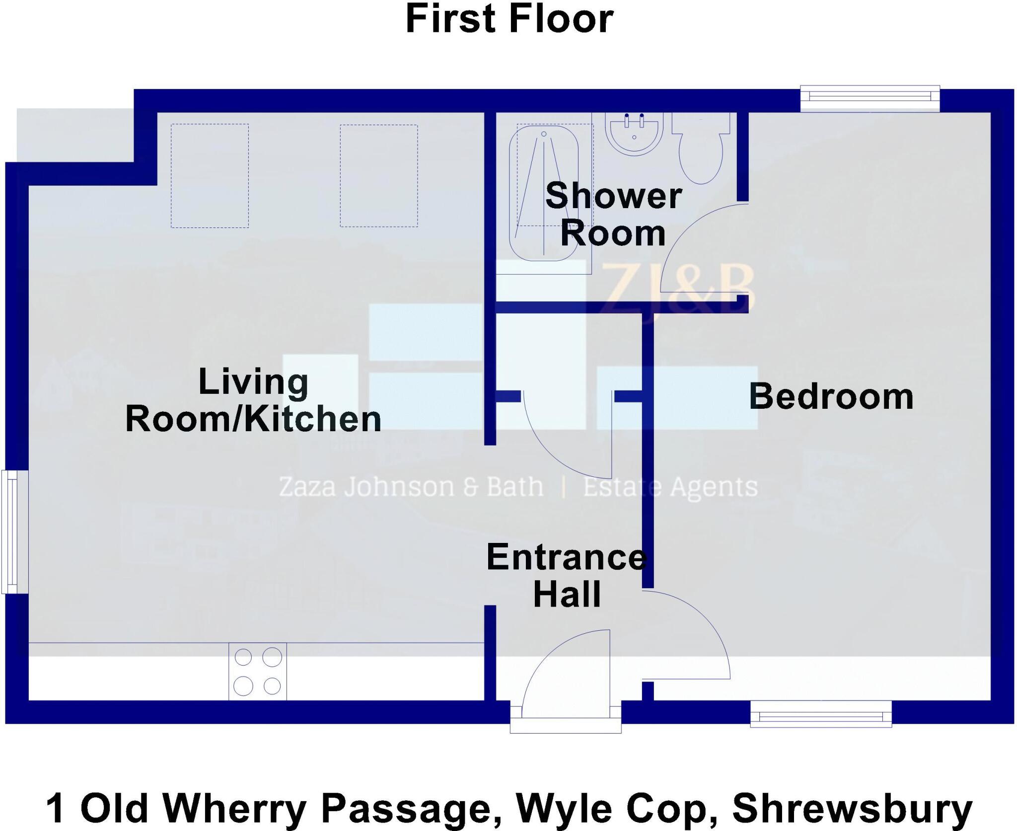 Old Wherry Passage, Wyle Cop, Shrewsbury, SY1 1XJ floorplan