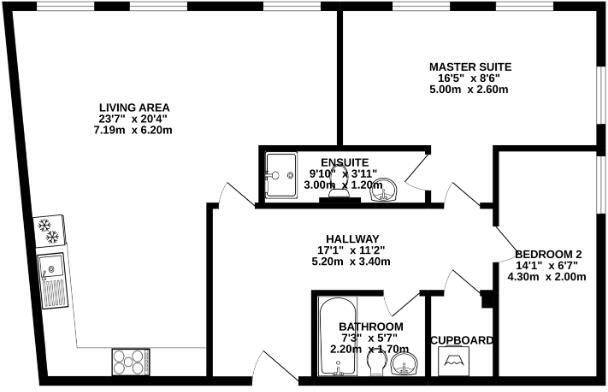 Lower Park Row - City Centre floorplan