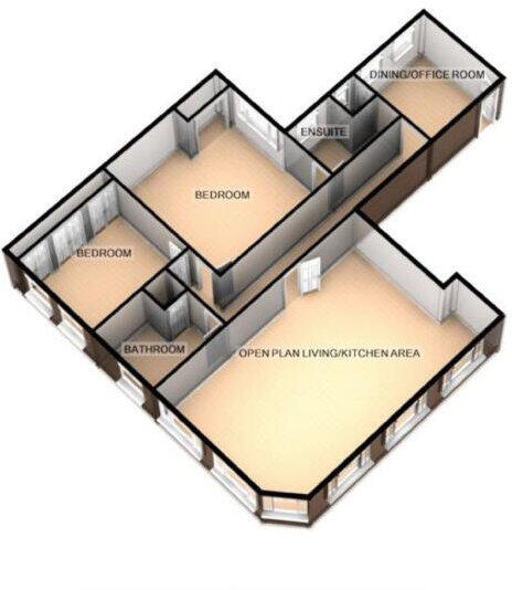 Station Apartments, Whitley Bay, NE26 floorplan