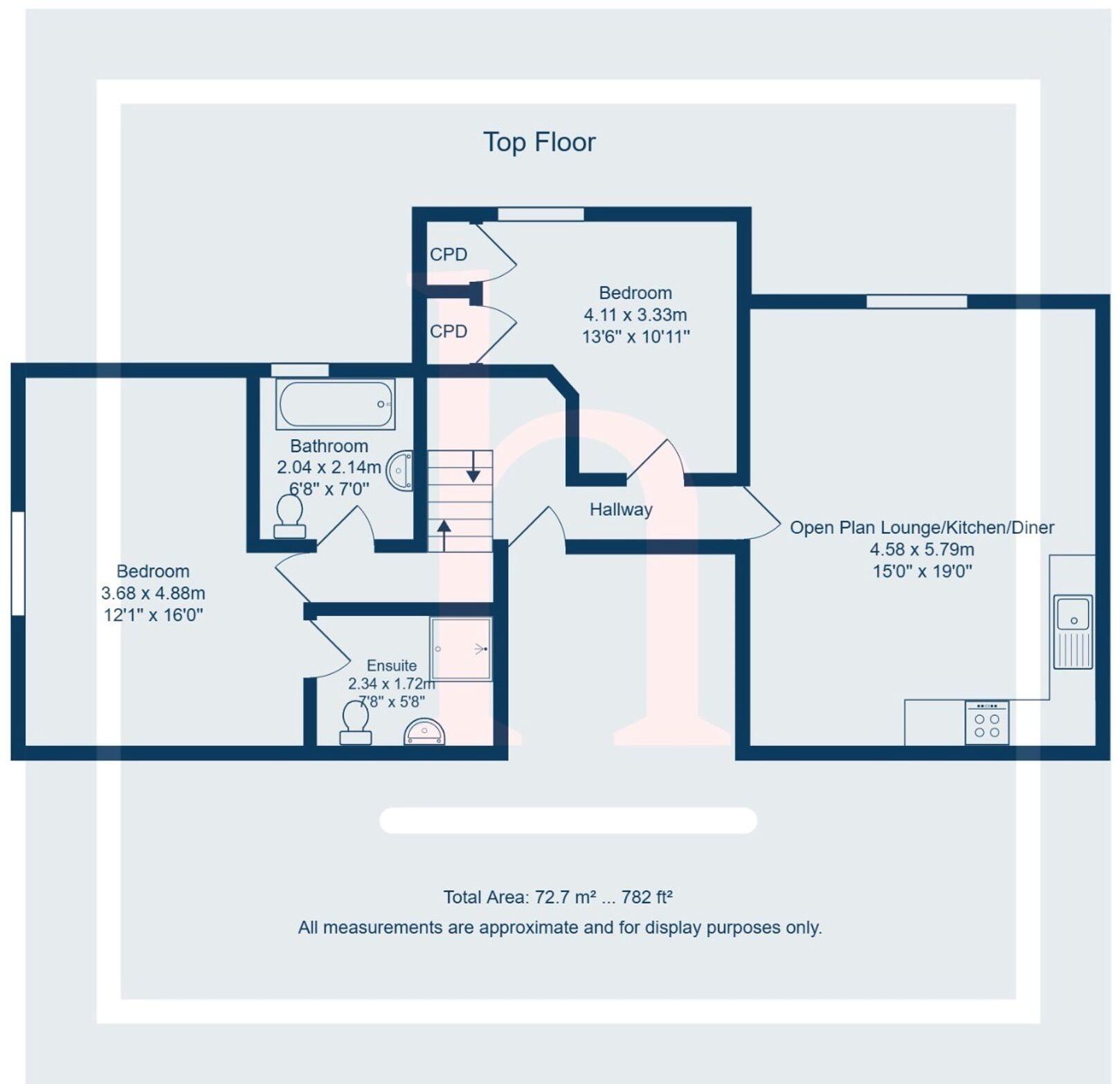 21 Devonshire Place, Oxton, CH43 floorplan
