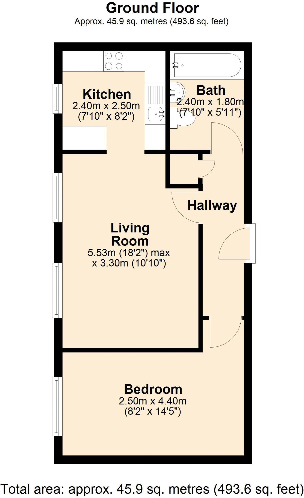 Newstead Mill, Newstead,  Stamford floorplan