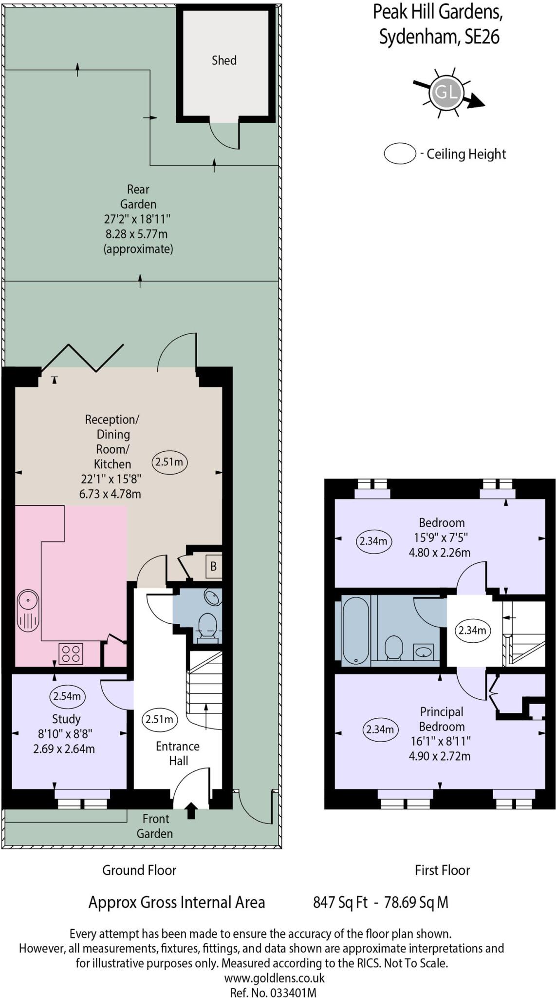 Peak Hill Gardens, London, SE26 floorplan