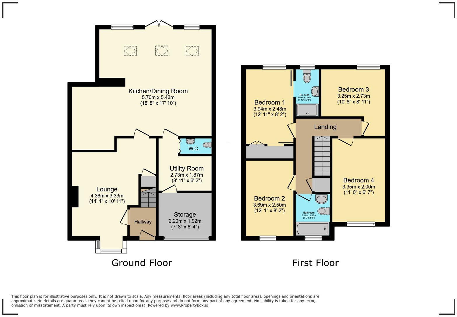 Constable Grove, STANLEY, Wakefield WF3 4QH floorplan