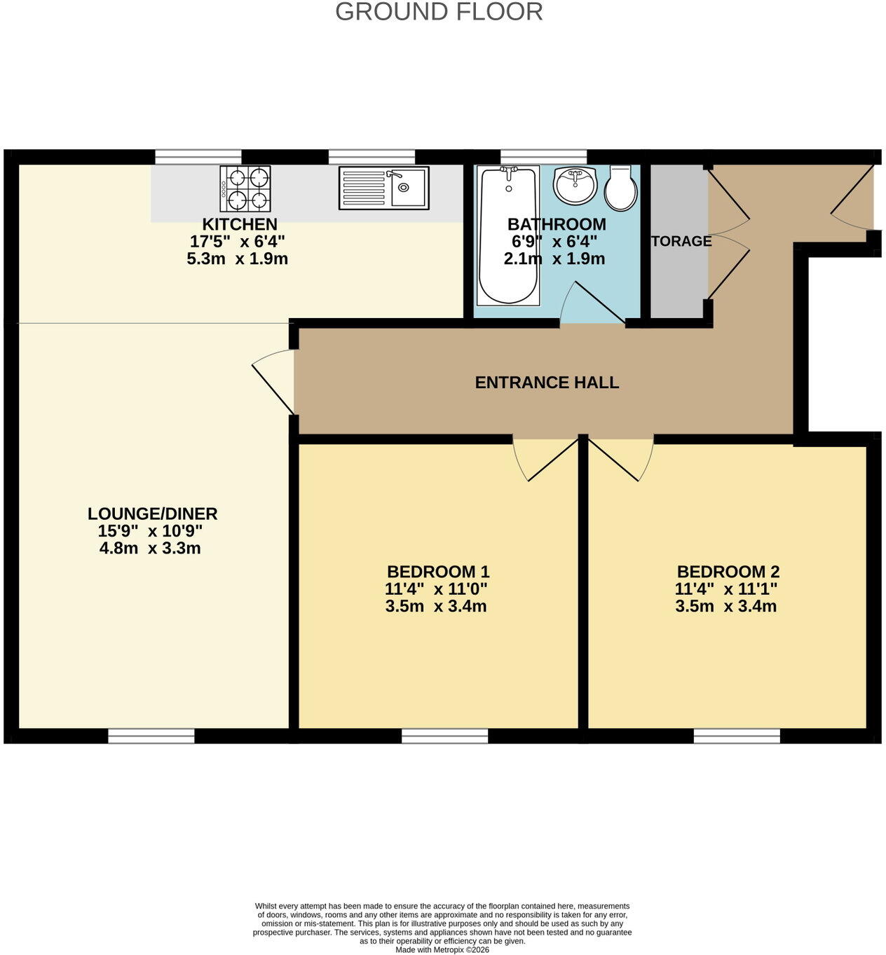 Barrosa Way, Whitehouse, Milton Keynes, MK8 1BY floorplan