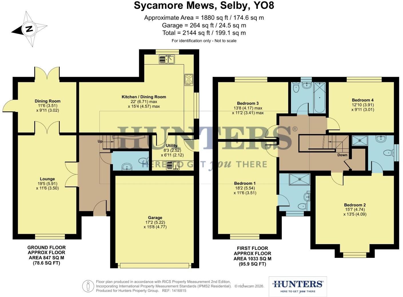 Sycamore Mews, Selby floorplan