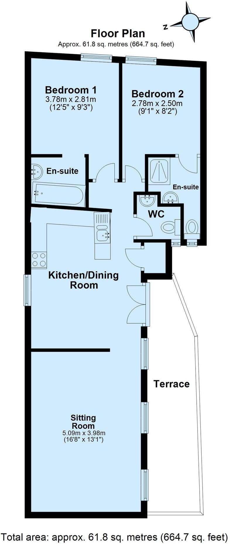 81A, Fore Street, Salcombe floorplan