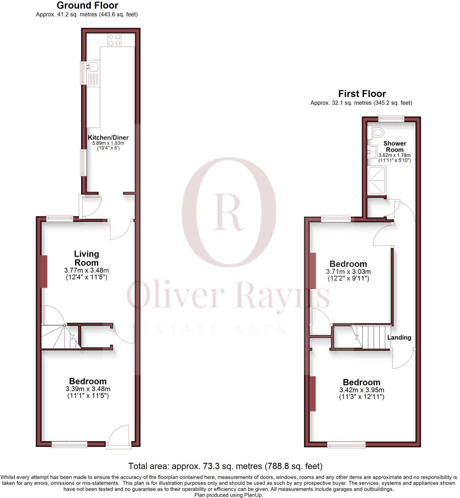 67, Lytton Road floorplan