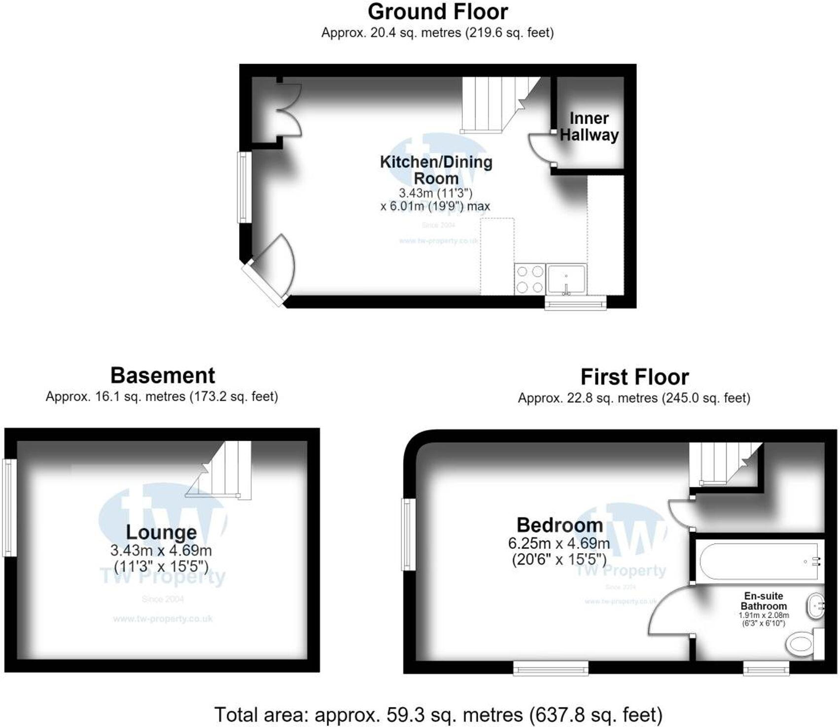 Little Mount Sion, Tunbridge Wells, TN1 floorplan