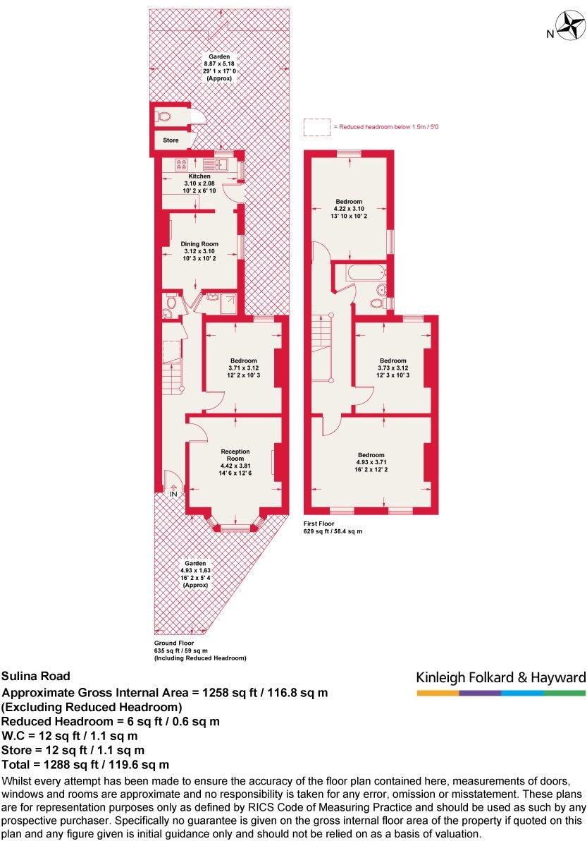 Sulina Road, London, SW2 floorplan