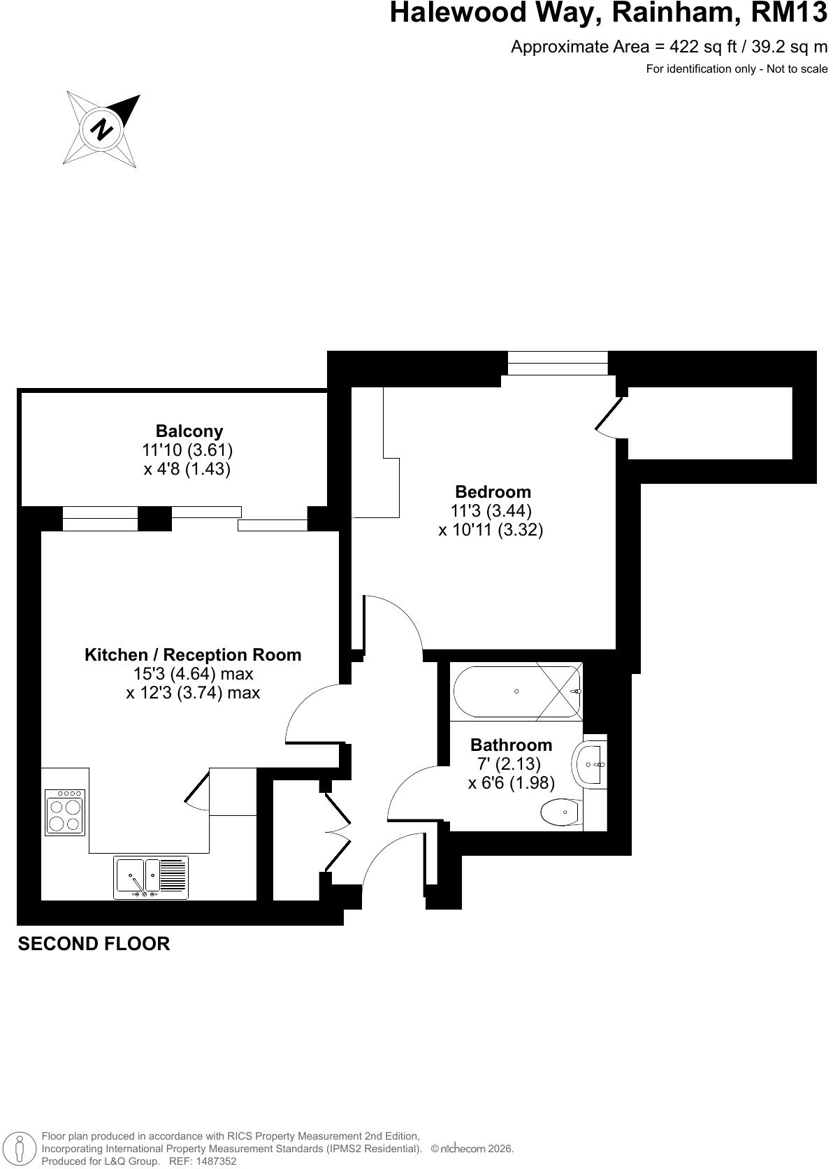 Crestline House, 6 Halewood Way, Rainham, RM13 8RQ floorplan
