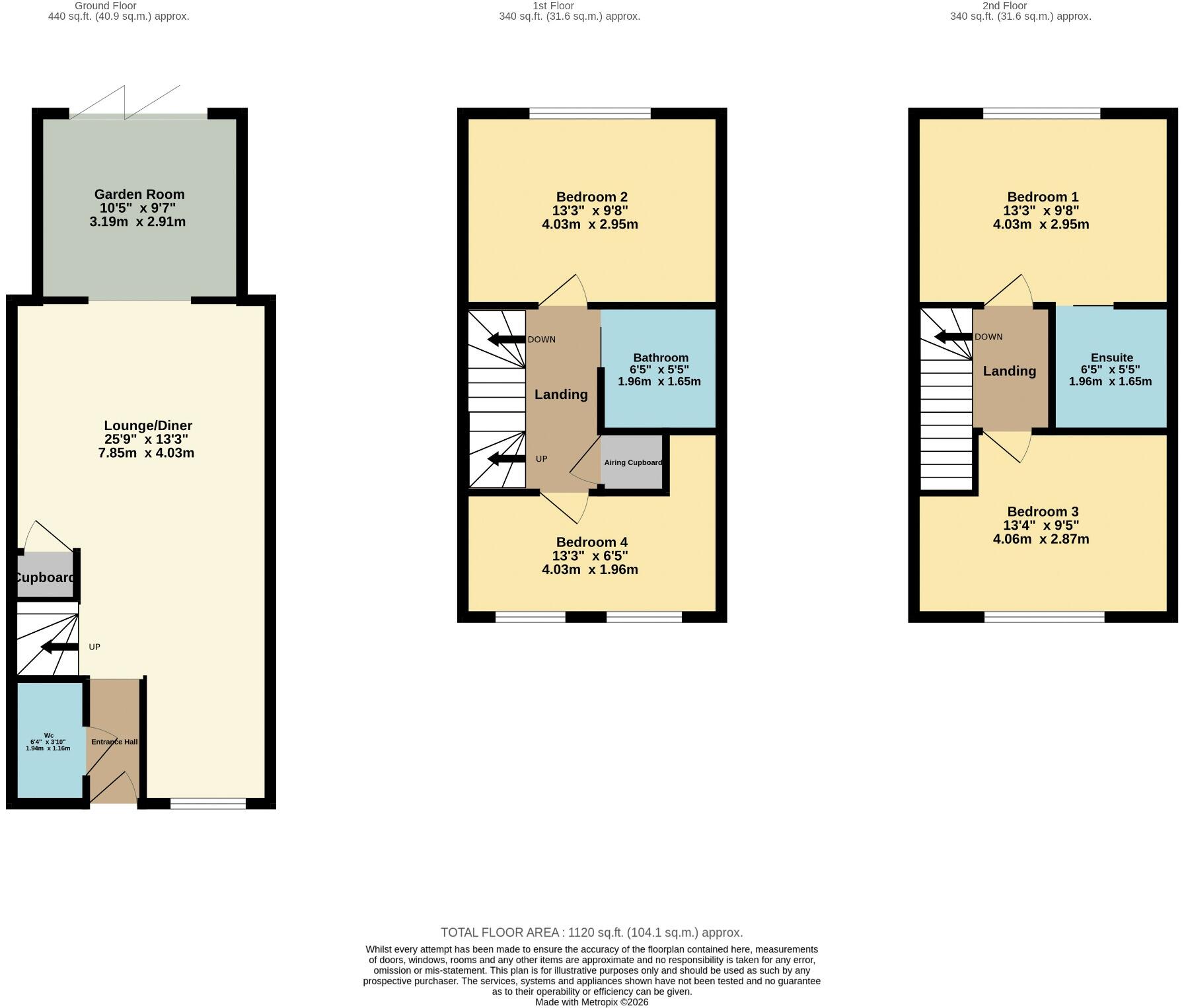 The Fairways, Farlington floorplan