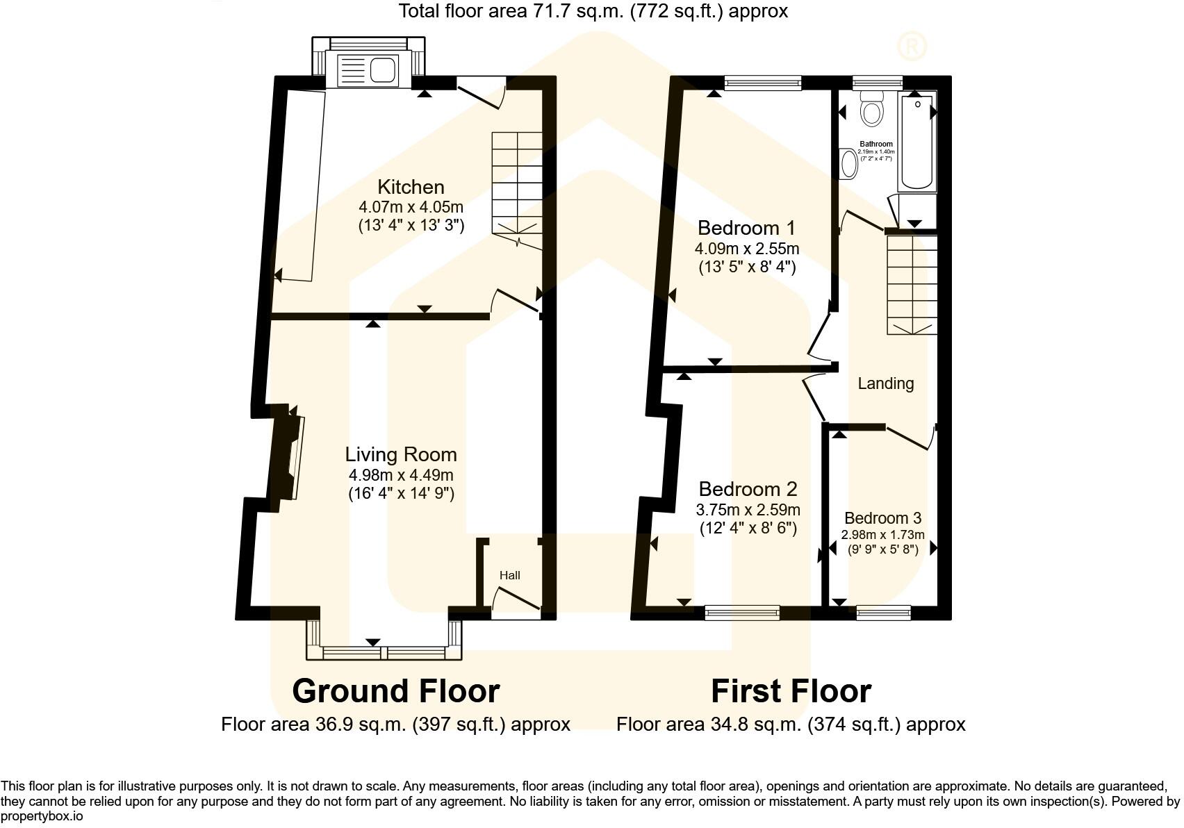 147 Arnold Street, Bolton, BL1 3EX floorplan
