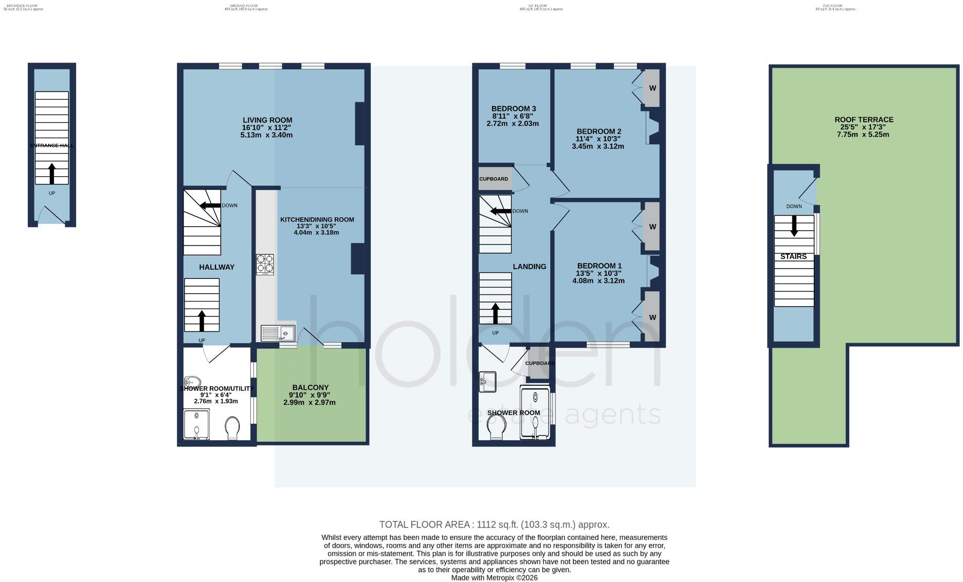 King Geroges Place, Maldon floorplan