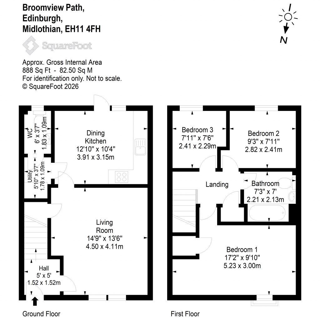 7 Broomview Path, Edinburgh, EH11 4FH floorplan