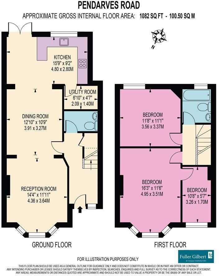 Pendarves Road, West Wimbledon, SW20 floorplan
