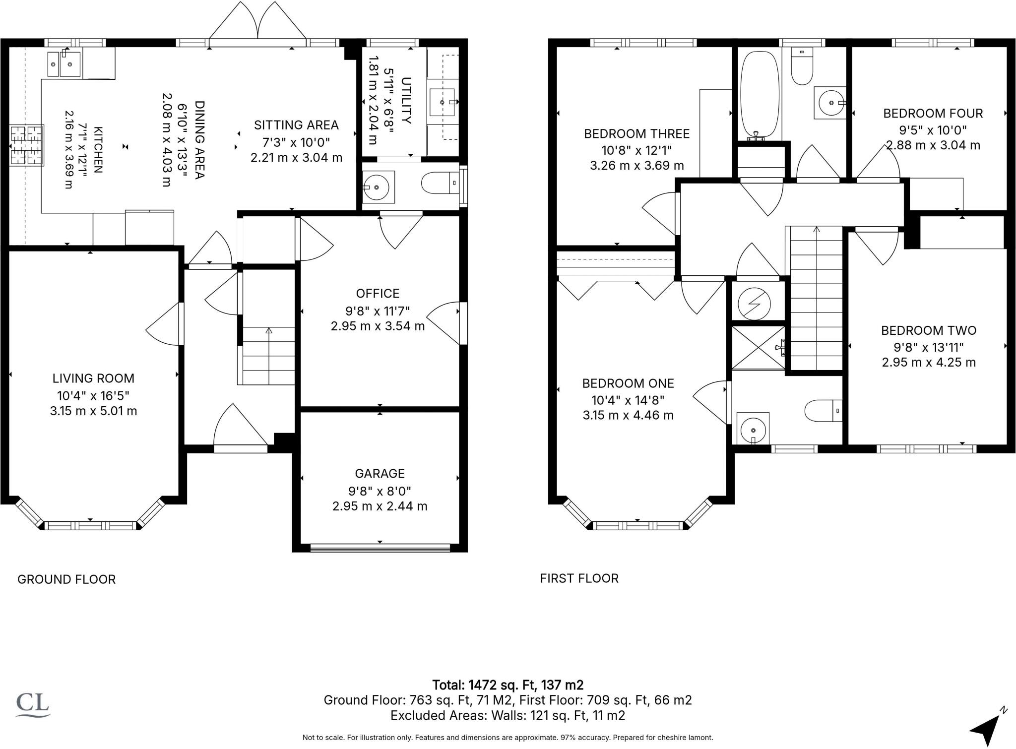Normandy Crescent, Saighton, Chester floorplan