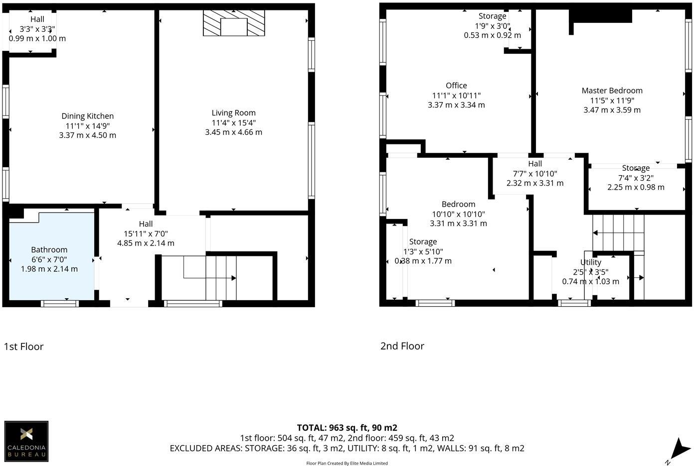 Second Avenue, Clydebank floorplan