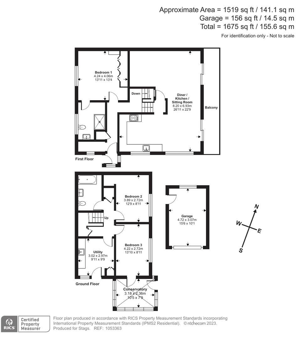 Hillhead, Colyton floorplan