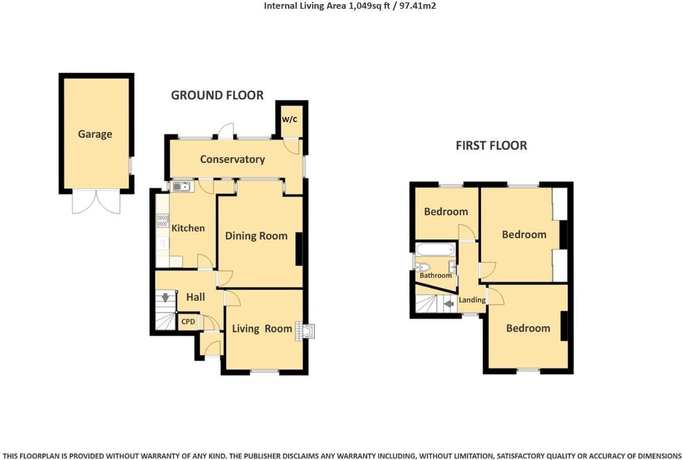Greville Road, Warwick floorplan