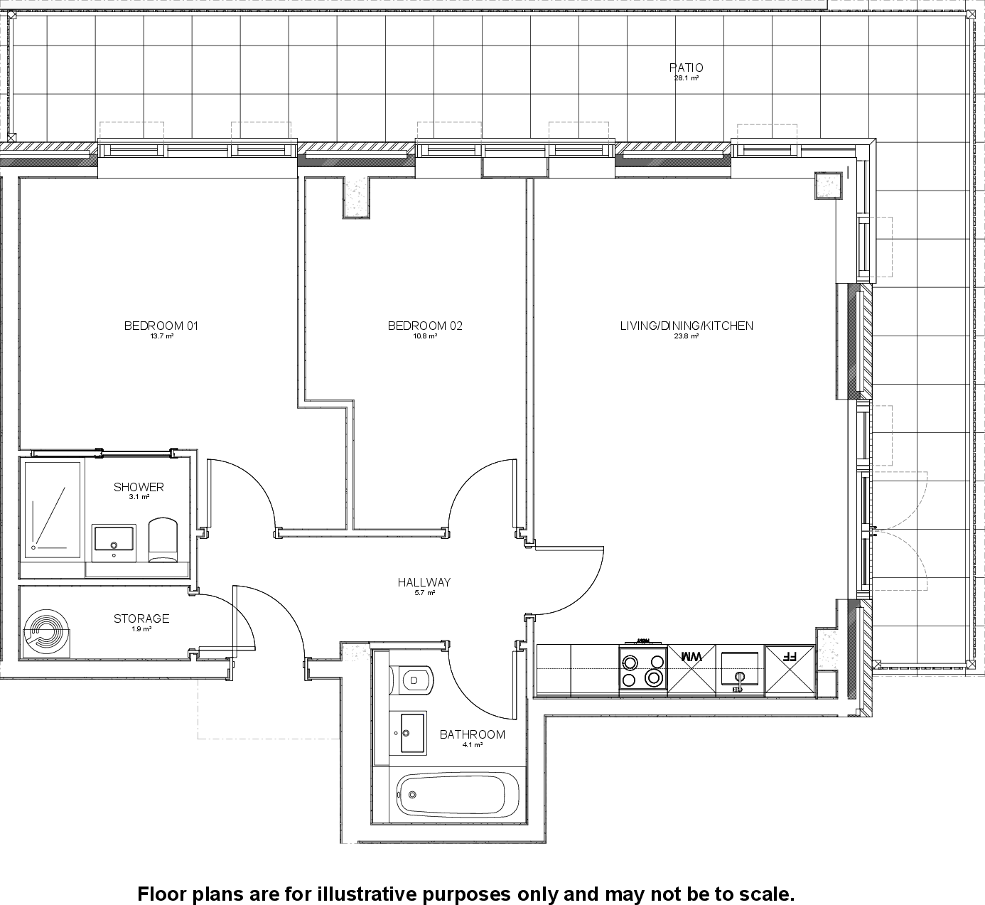 **LIMITED OFFER: £500.00 RENT CONTRIBUTION - Sunrise Parkway, Milton Keynes floorplan