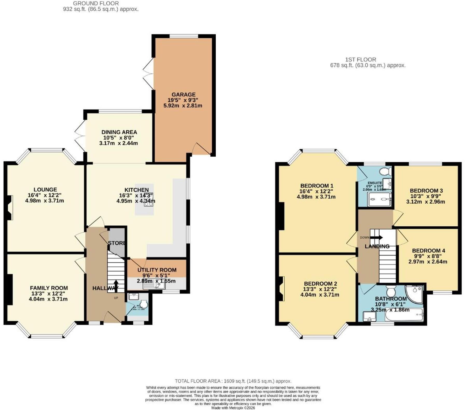 North Park Road, Bramhall, SK7 floorplan