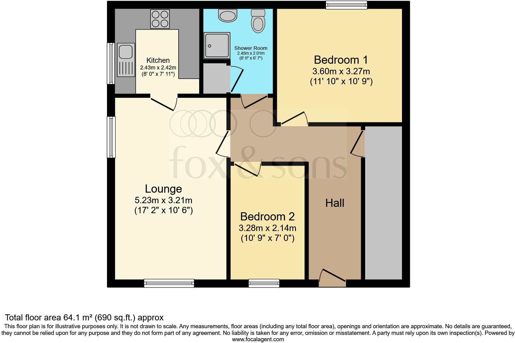Swanley Close, Eastbourne floorplan