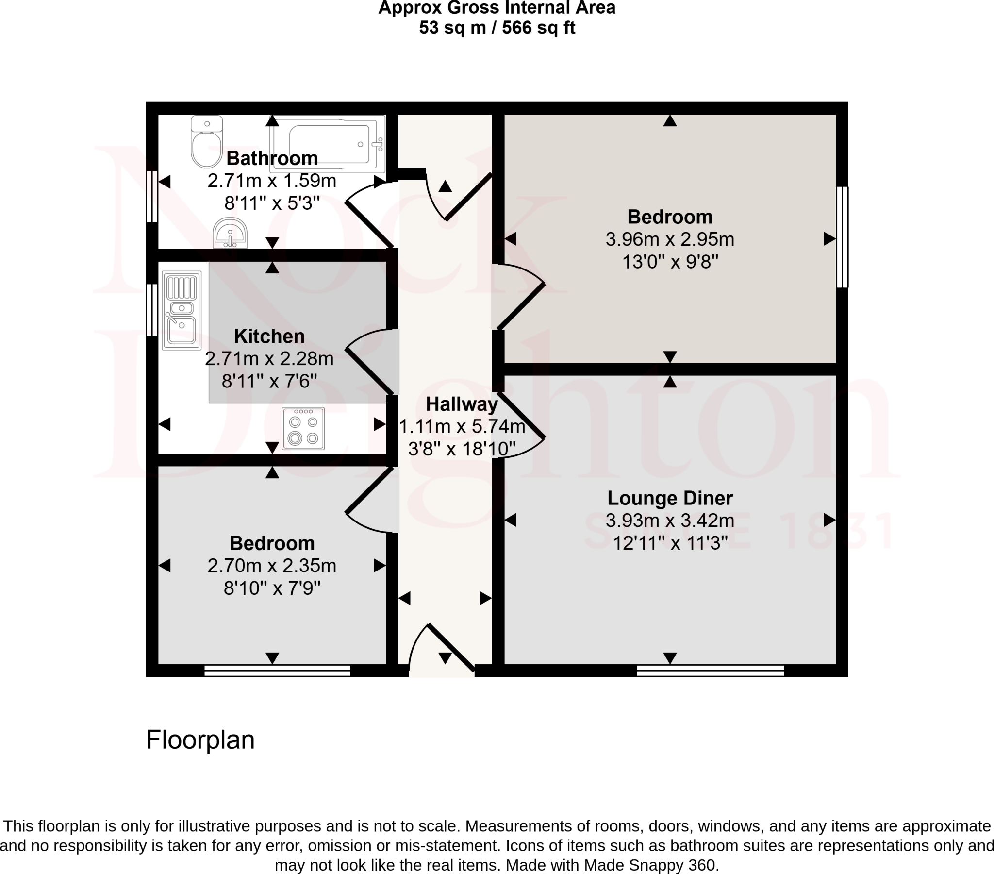 High Street, Cleobury Mortimer, Kidderminster, Worcestershire floorplan