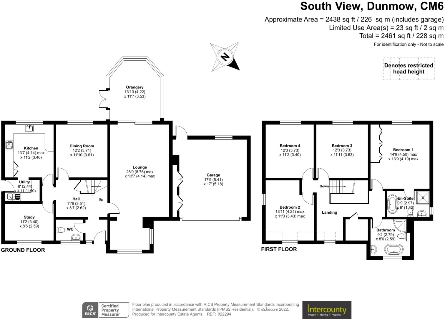 South View, Dunmow, Essex, CM6 floorplan