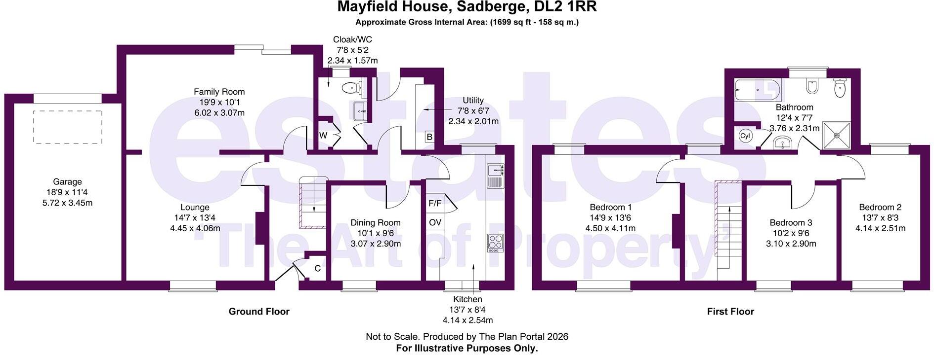 Middleton Road, Sadberge, Darlington, DL2 1RR floorplan